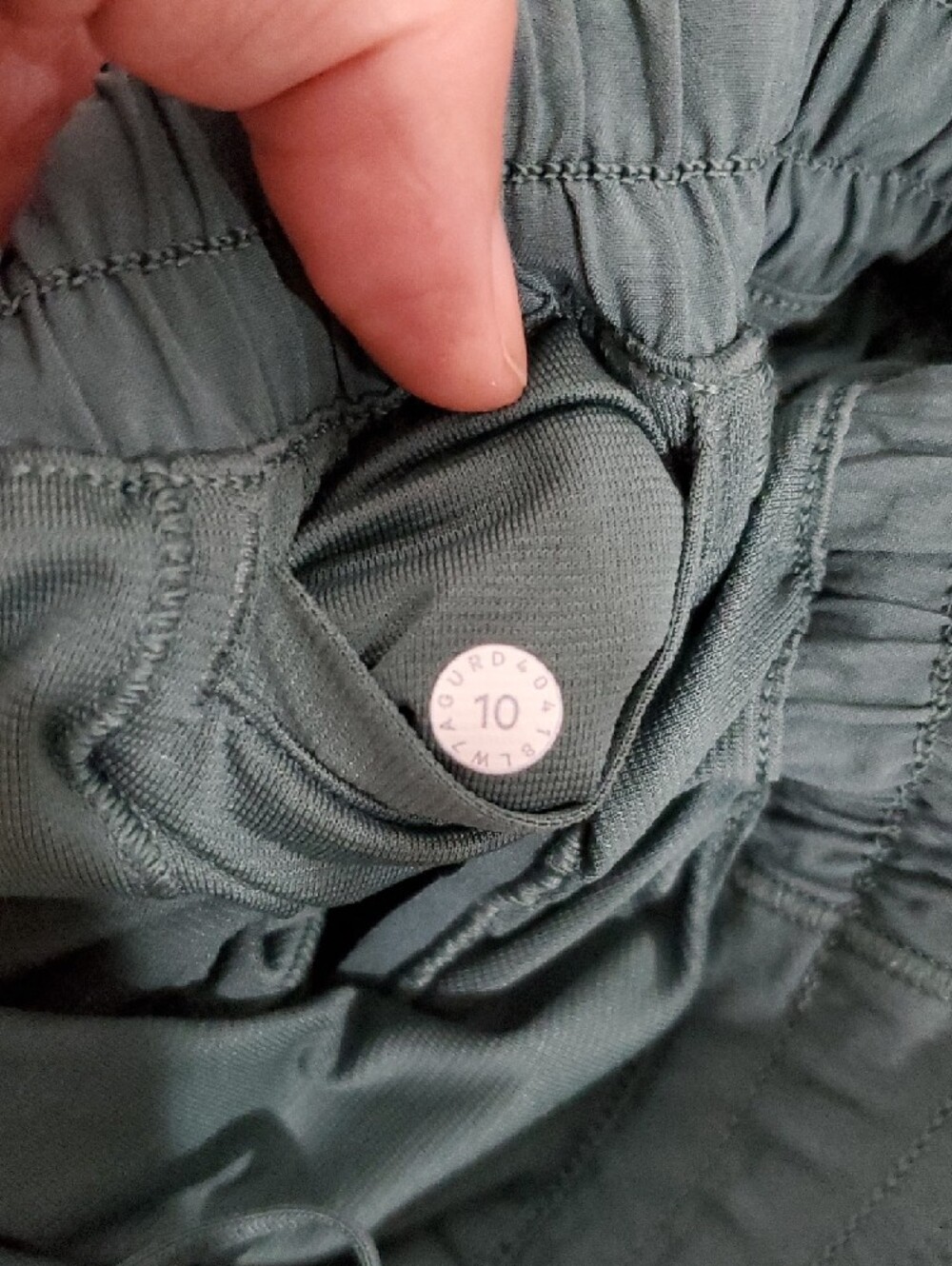 Lululemon Hotty Hot Teal Green Running Shorts Size 10 - Picture 10 of 10